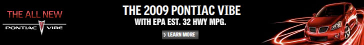 The 2009 Pontiac Vibe with EPA est. 32 hwy MPG.