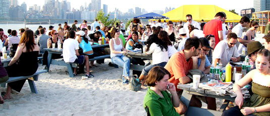 Opening Day at Water Taxi Beach